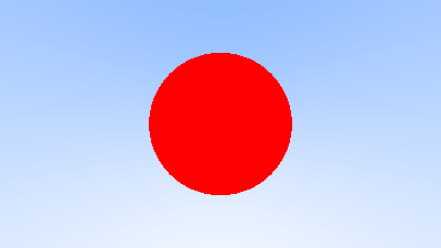 A simple red sphere